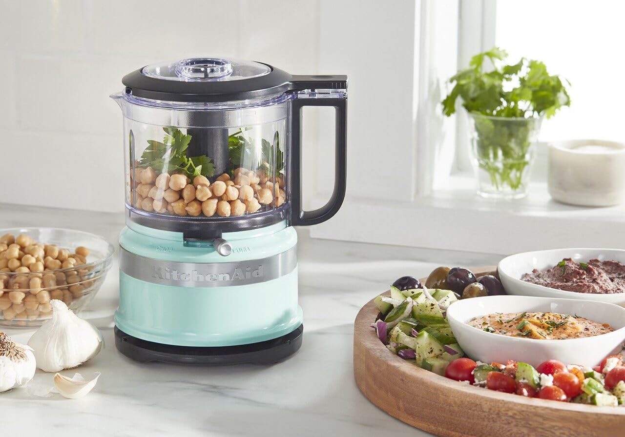 KitchenAid 3.5 Cup Food Chopper KFC3516AQ, Aqua Sky