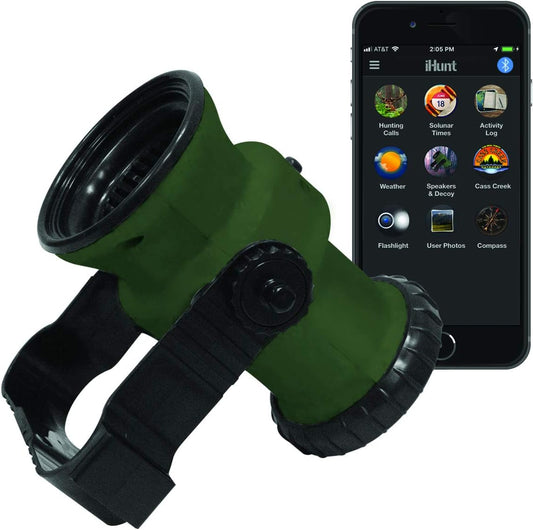 Ultimate Electronic Game Call and Bluetooth Speaker Combo, EDIHGC, Free App with 750 Animal Calls, 59 Species, Rugged and Portable.
