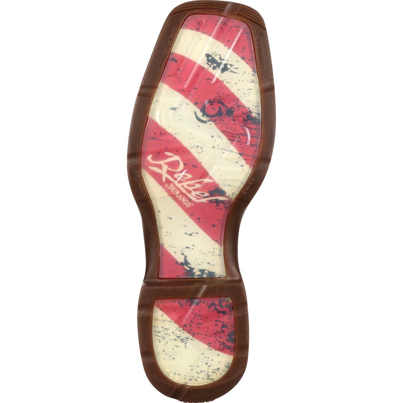 Durango Men's Patriotic Pull-On Western Flag Boots Brown