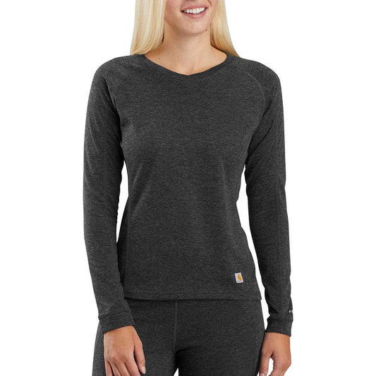 Carhartt Women's Force Heavyweight Polyester-Wool Crew Base Layer Top
