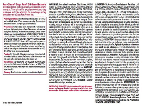 Rust-Oleum 7779502 Stops Rust Brush On Paint, Quart, Gloss Black, 32 Fl Oz (Pack of 1)