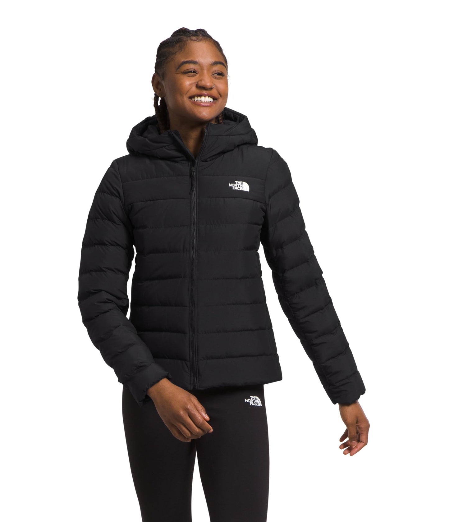 THE NORTH FACE Women's Aconcagua 3 Hooded Jacket | Insulated, Wind & Water Resistant, Attached 3 Piece Hood With Cinch Cord