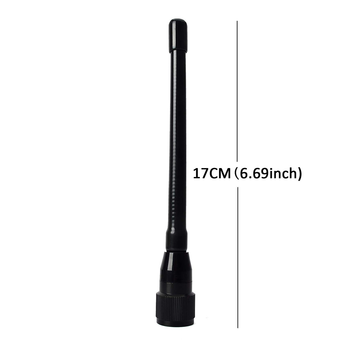 HYS VHF Marine Antenna Low-Profile 156-163MHz with 16.4ft(5m) RG58 Low Loss Premium Coaxial Cable with PL259