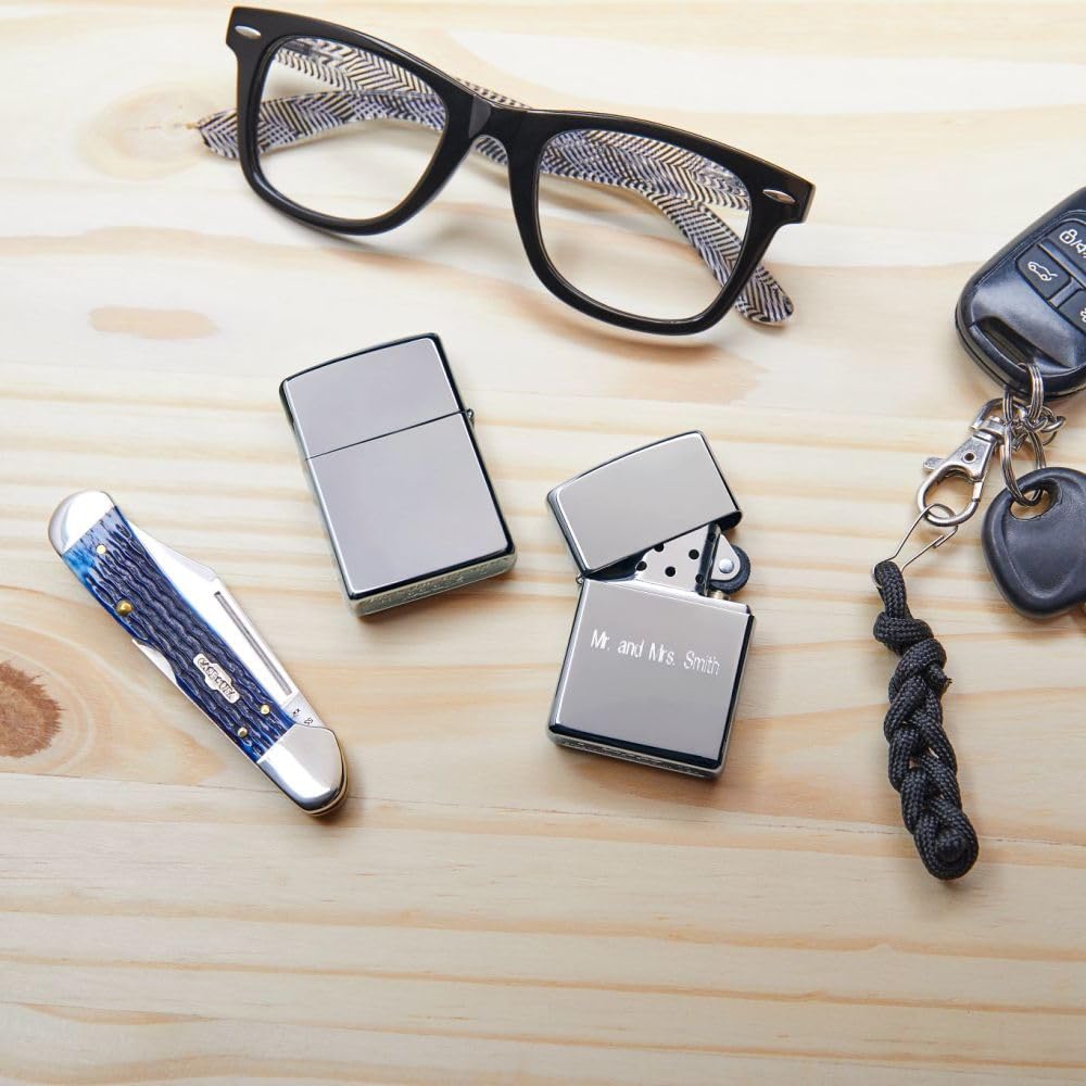 Zippo 200 Classic Brushed Chrome Pocket Lighter