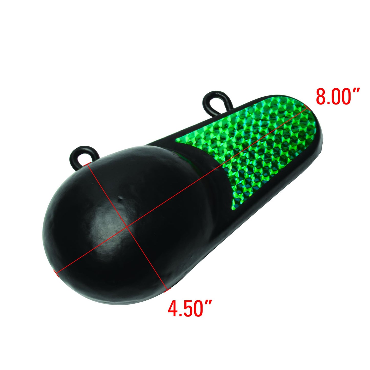 Extreme Max Coated Keel-Style Downrigger Weight