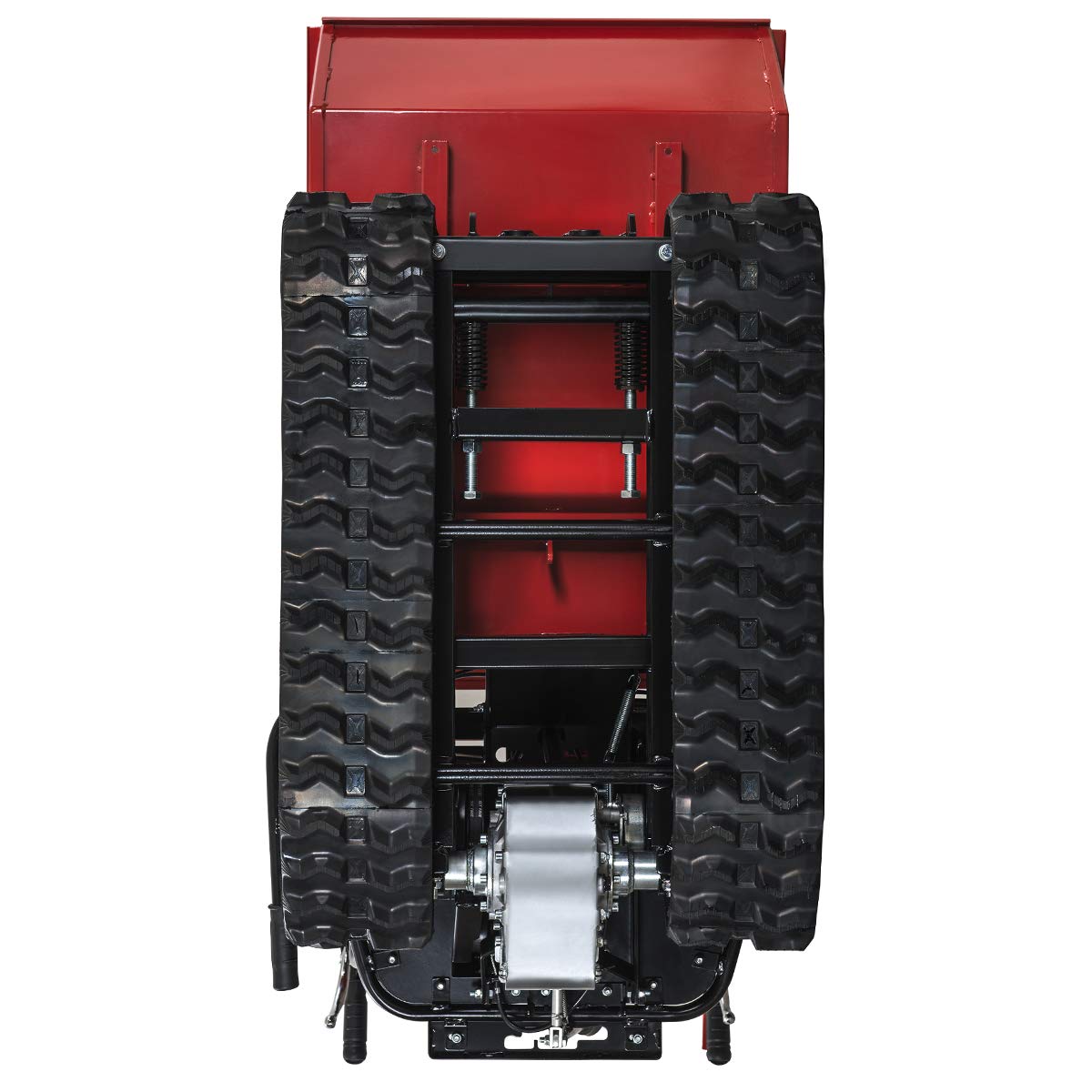 XtremepowerUS All-Terrain Track Barrow Wheel Gas Powered by Kohler 6.5hp 196cc Wheelbarrow Utility Cart Motorized Wagon
