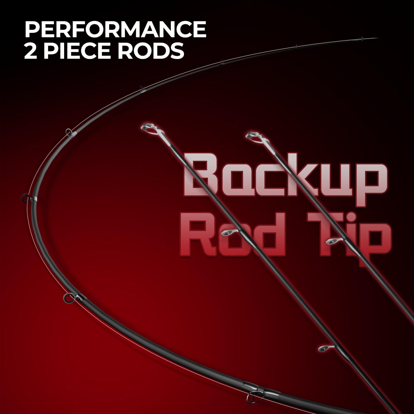 KastKing Royale Legend II Spinning Fishing Combos, 7'3'' M Twin Tips Rod, Size 3000