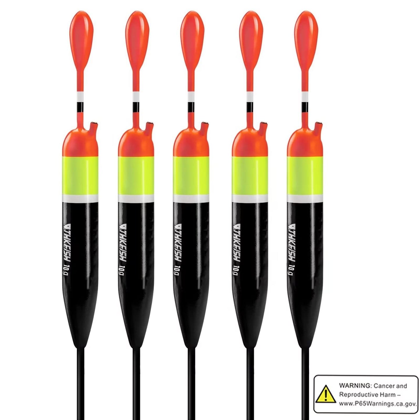 THKFISH Fishing Bobbers Fishing Floats and Bobbers Slip Bobbers for Fishing Balsa Floats Crappie Fishing Bobbers 1/6oz(3.47"X0.47"X6.73") 3/8oz(3.84"X0.6"X 7.2") 1/2oz(4.13"X0.75"X7.87")