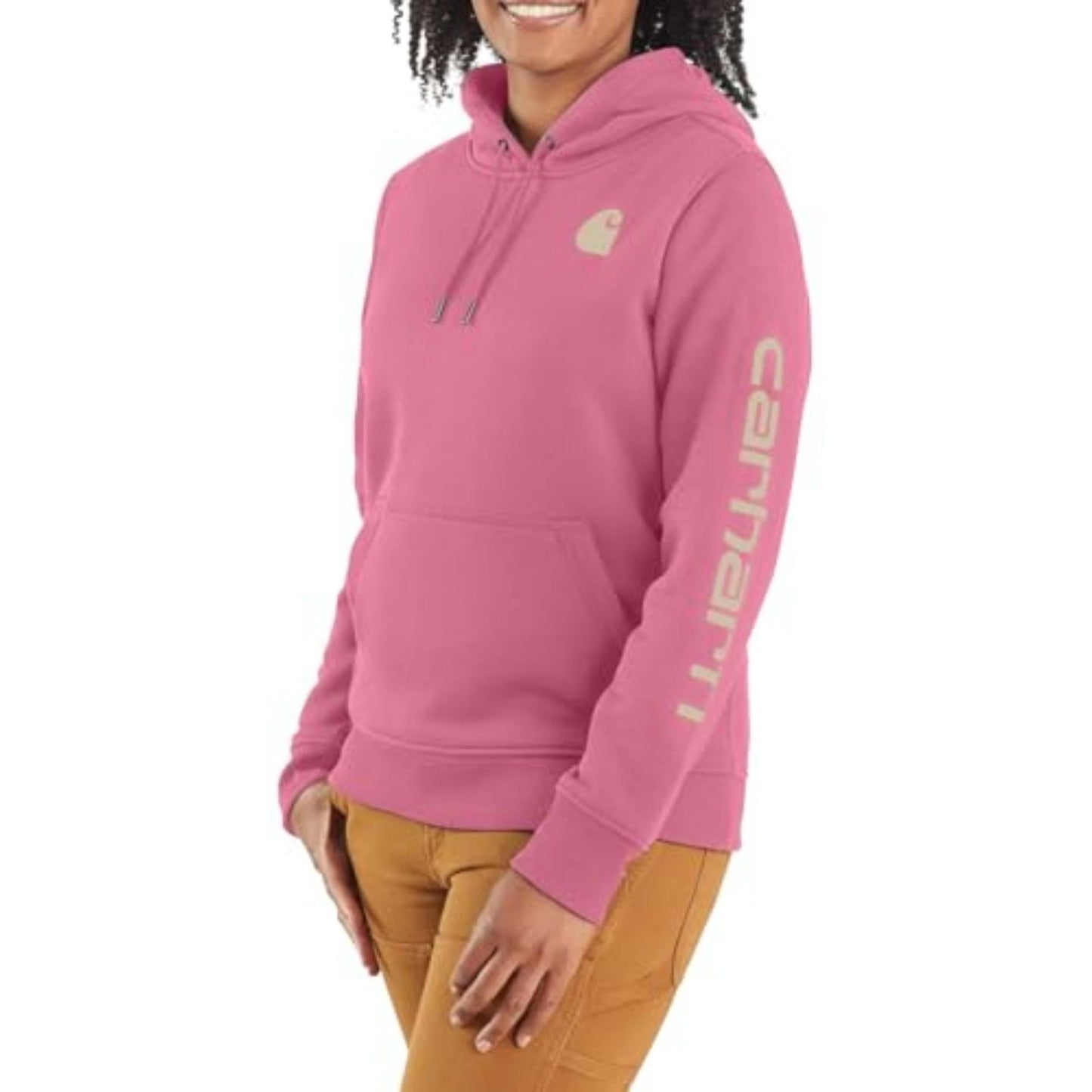 Carhartt Women's Clarksburg Graphic Sleeve Pullover Sweatshirt (Regular and Plus Sizes)