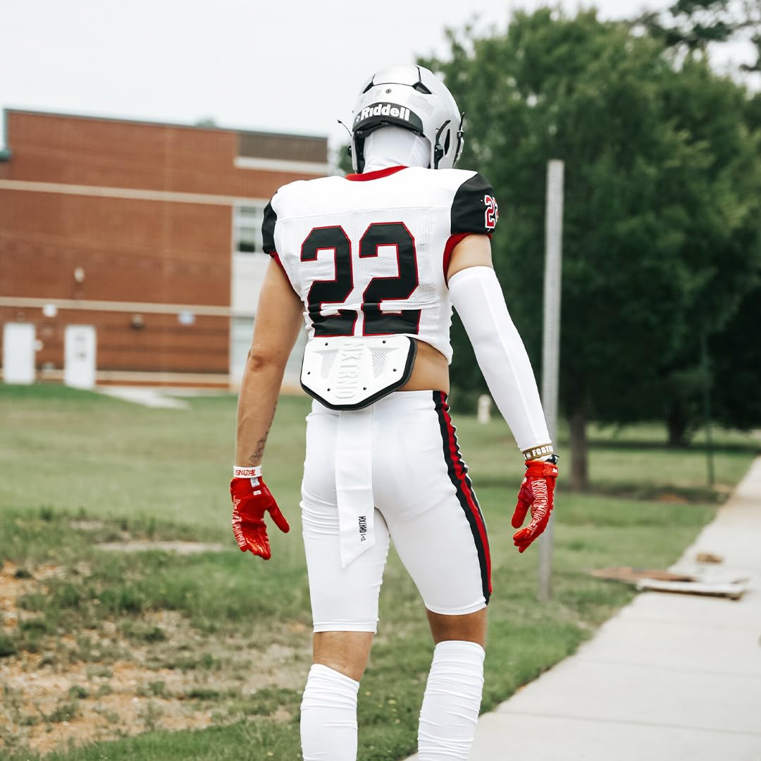 Nxtrnd Streamer Football Towel, Thin Sports Towel, Dries Hands & Football Accessories (White)