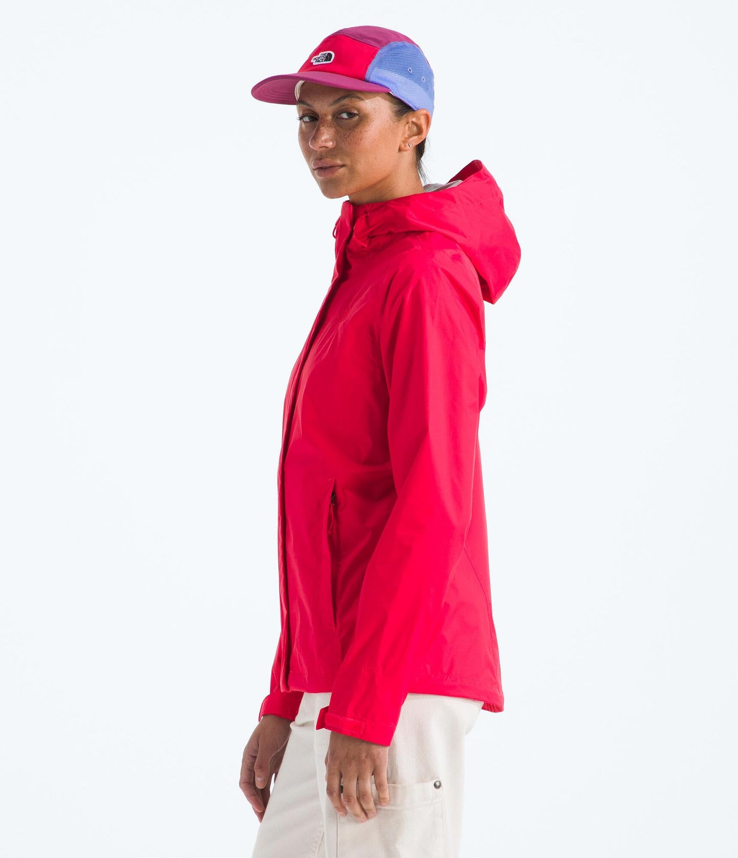 THE NORTH FACE Women's Venture 2 Waterproof Hooded Rain Jacket | Raincoat With Breathable Dryvent 2.5l Fabric, Pit-zips