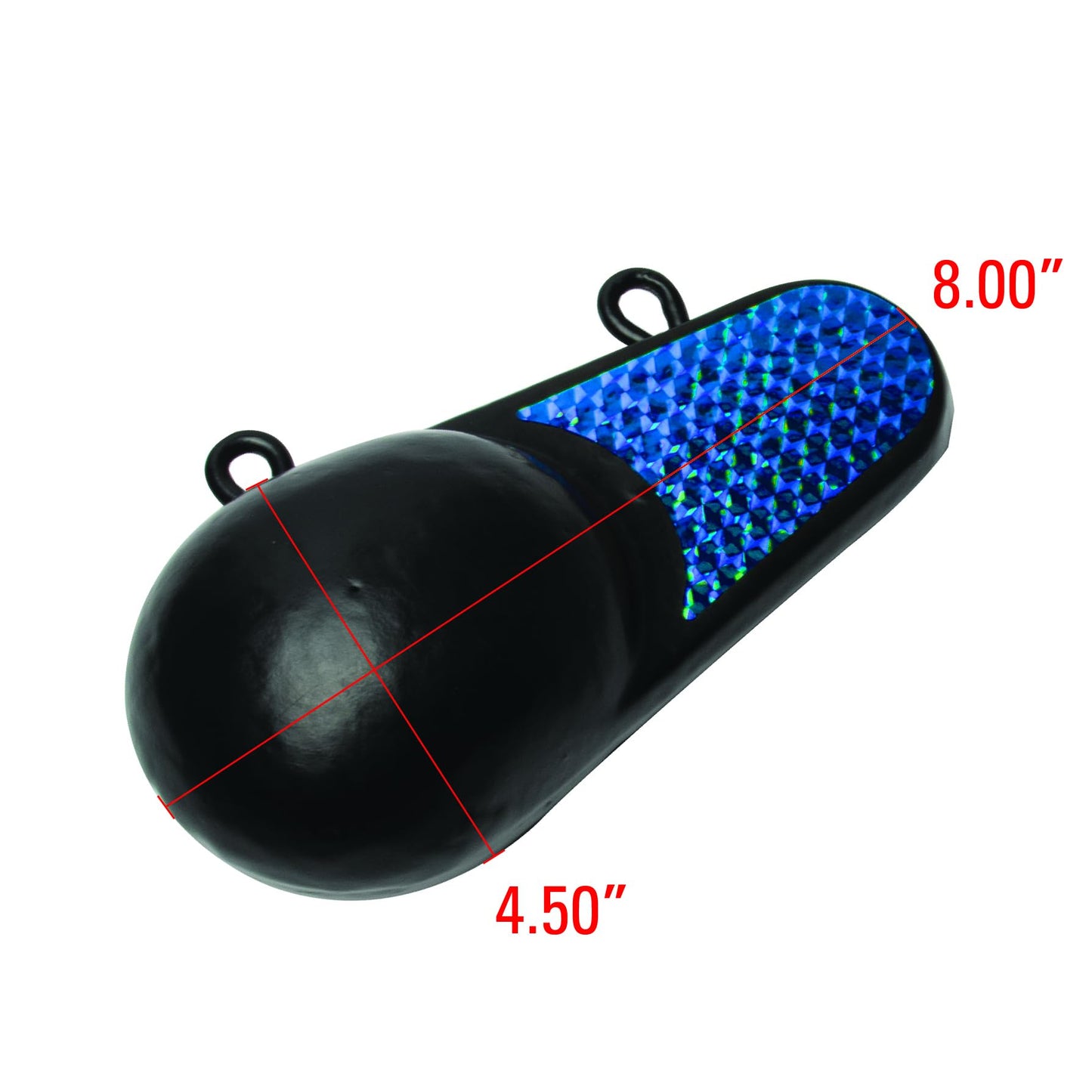 Extreme Max Coated Keel-Style Downrigger Weight