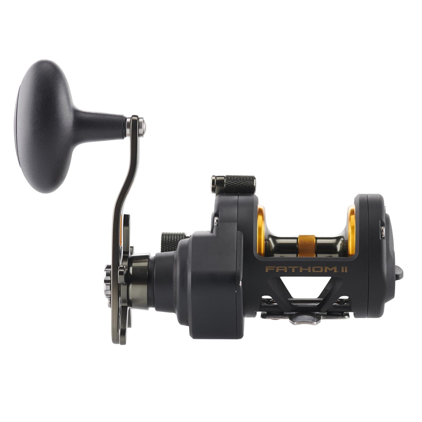 PENN Fathom II Star Drag Conventional Fishing Reel, Black Gold, 25N