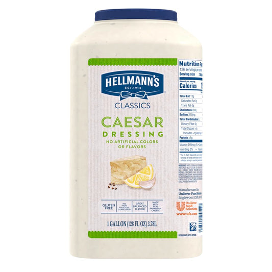 Hellmann's Classics Thousand Island Salad Dressing Jug Gluten Free, No Artificial Flavors, added MSG or High Fructose Corn Syrup, Colors from Natural Sources, 1 gallon (Pack of 1)
