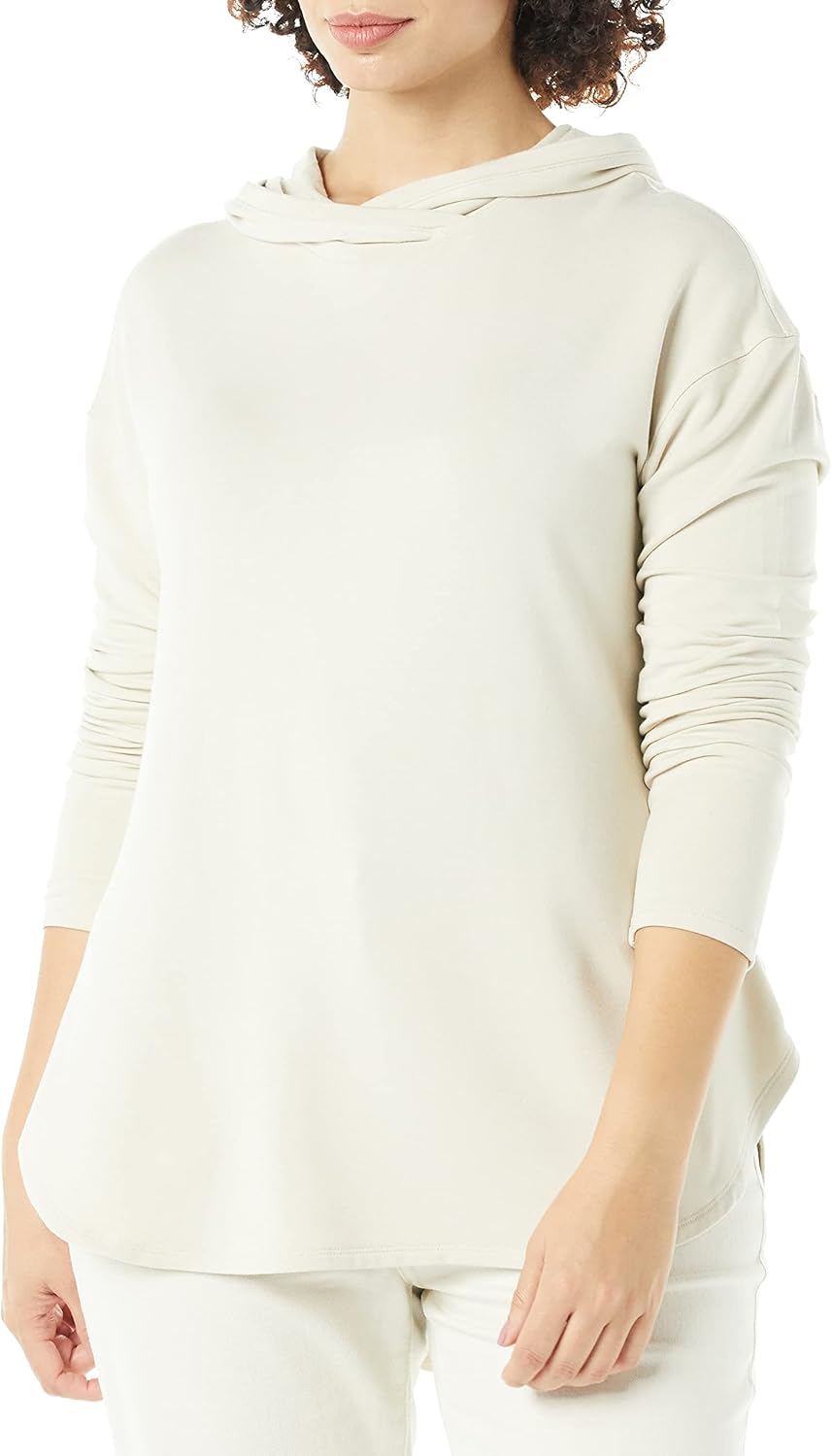 Amazon Essentials Women's Supersoft Terry Hoodie, Standard-Fit Long-Sleeve Pullover