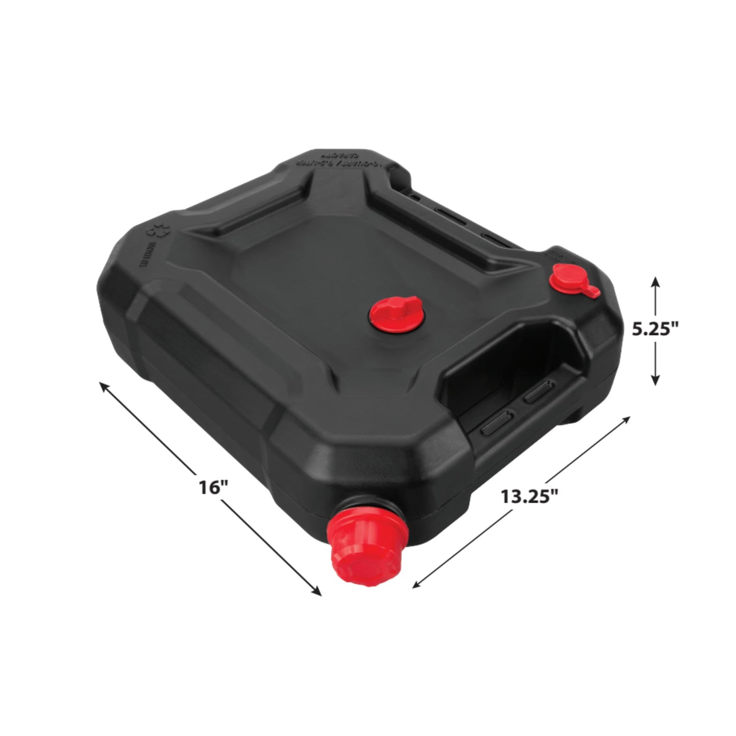 Performance Tool W4076 10-Quart Oil Drain Container, Deep Drain Well, Integrated Handle, Sealing Rubber Gaskets, Black