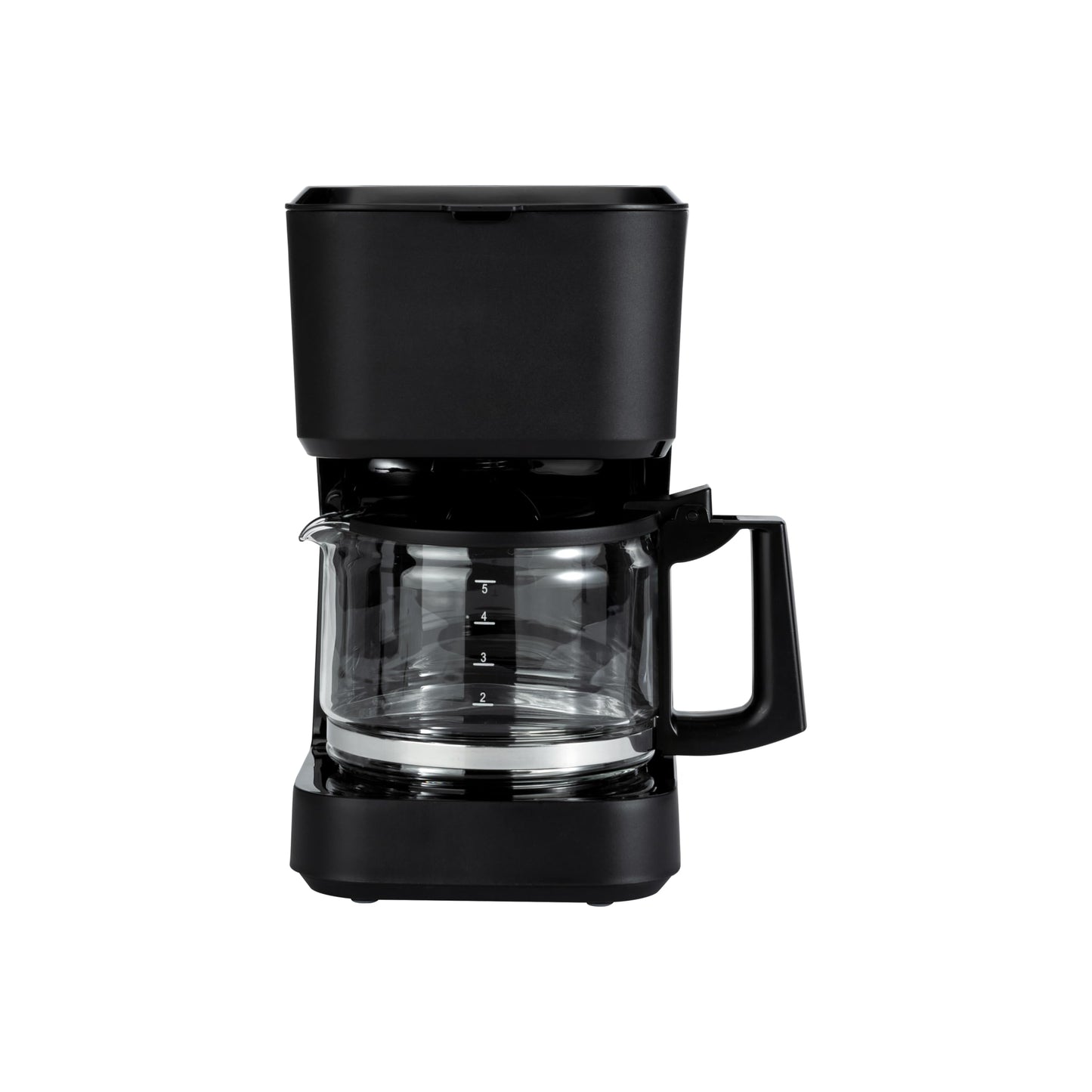 Amazon Basics Coffee Makers, 12-Cup Coffee Machines with Reusable Filter, Coffee Pots, Black & Stainless Steel