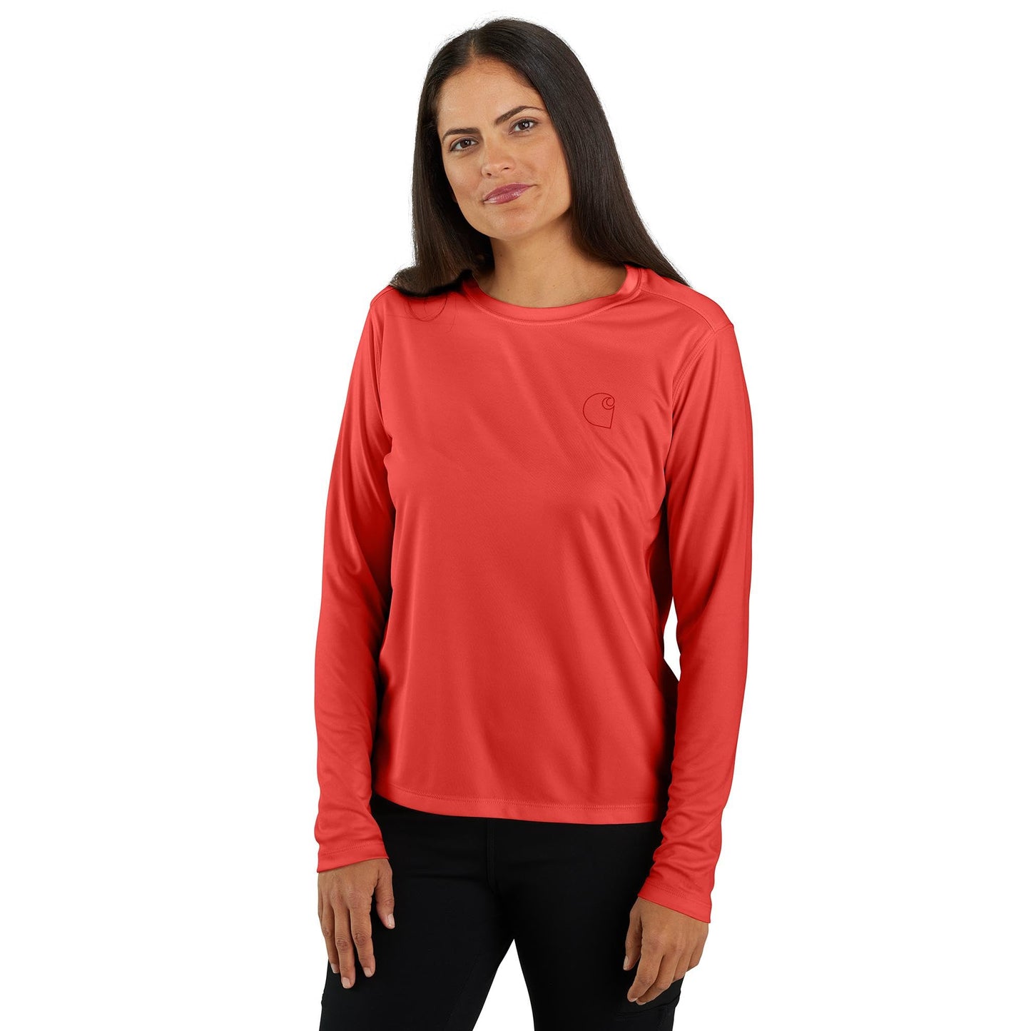 Carhartt Women's Force Sun Defender Lightweight Long-Sleeve Graphic T-Shirt