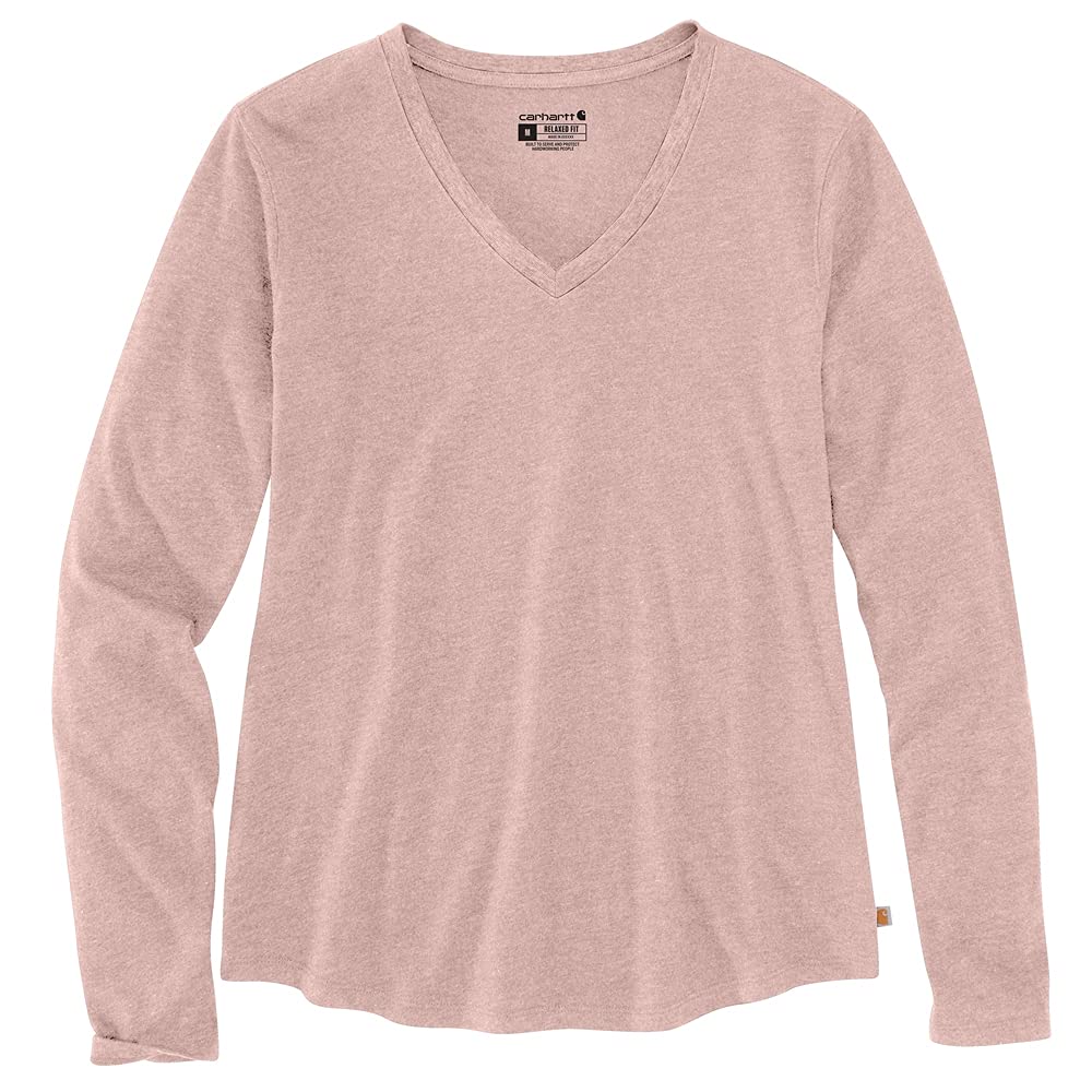 Carhartt Women's Relaxed Fit Midweight V Neck Shirt