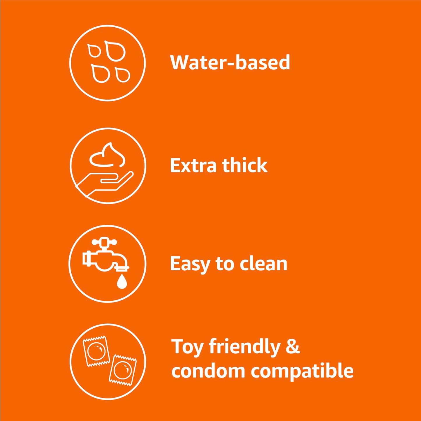 Amazon Basics Jelly Water Based Lube, 8 Fluid Ounce, Extra Thick Gel Personal Lubricant, Easy to Clean, Toy Friendly, Condom Compatible, 1 Pack
