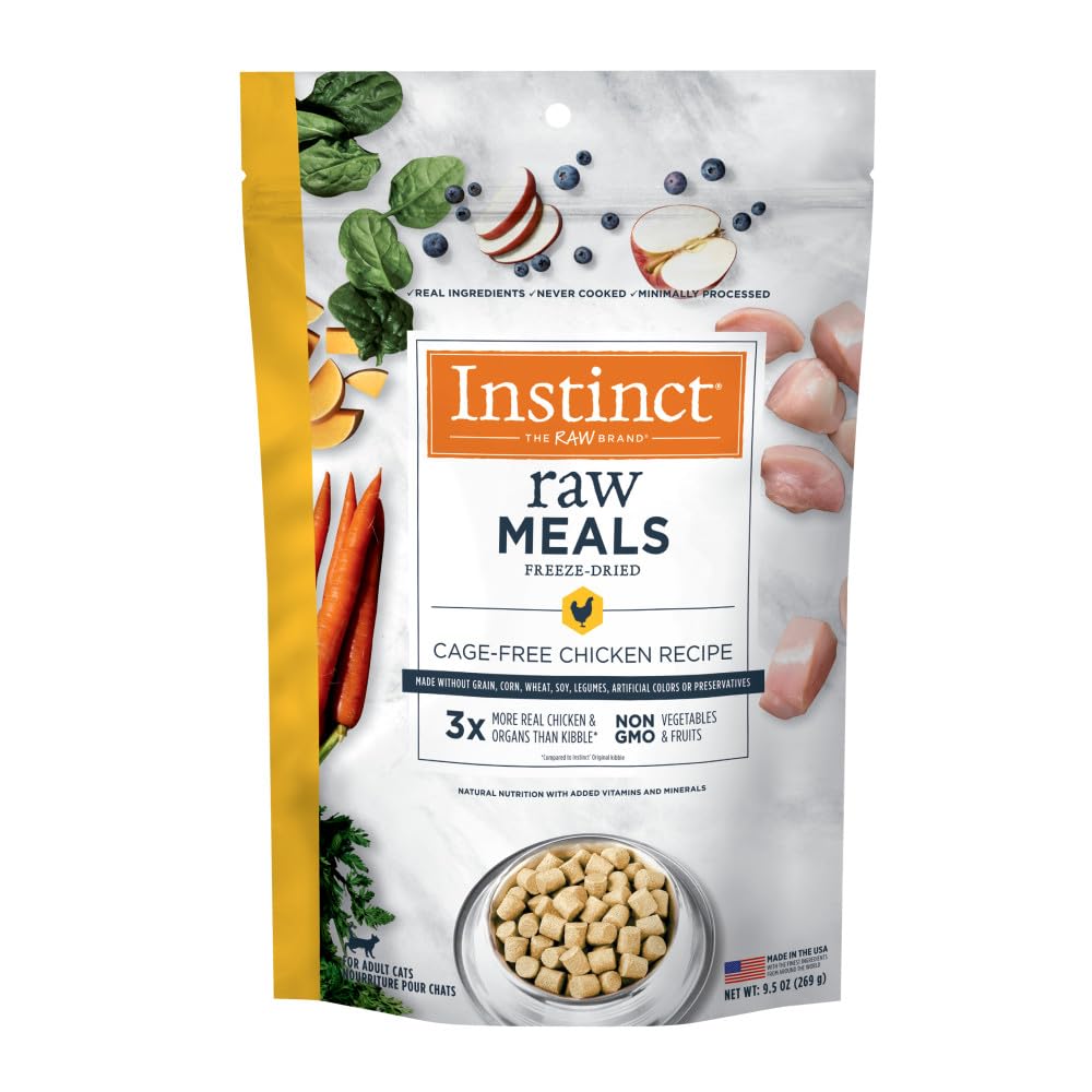 Instinct Raw Meals Freeze-Dried Chicken Cat Food, 25 oz. Bag