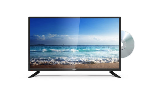 Norcent 32-Inch 720P LED LCD HDTV Backlight Flat DVD Combo TV, VGA USB HDMI Digital TV Tuner Cable, Build-in DVD Player N32-D1 Year 2023 Upgrade