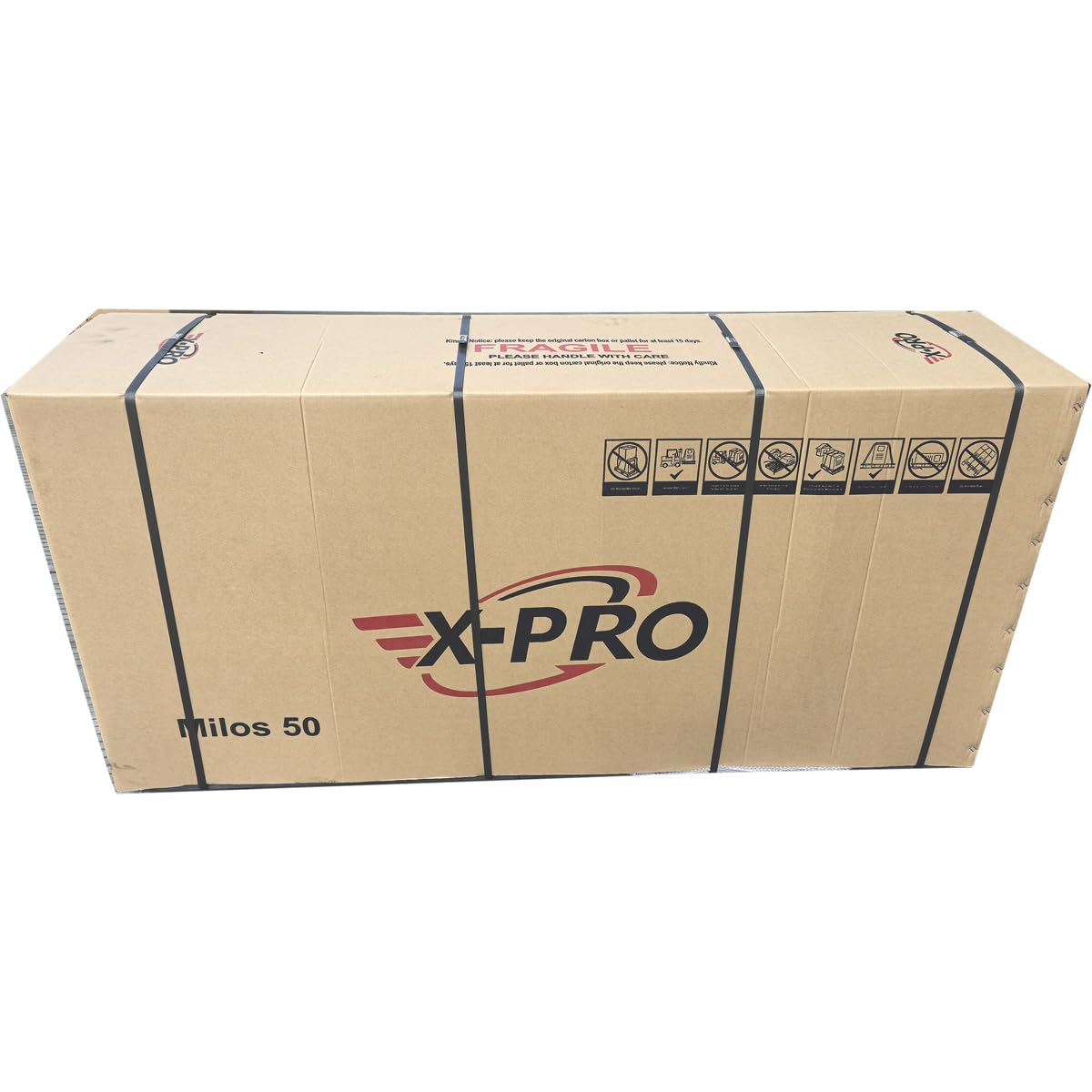 X-PRO Milos 50 Moped with 10" Aluminum Wheels, Electric/Kick Start! (Red)