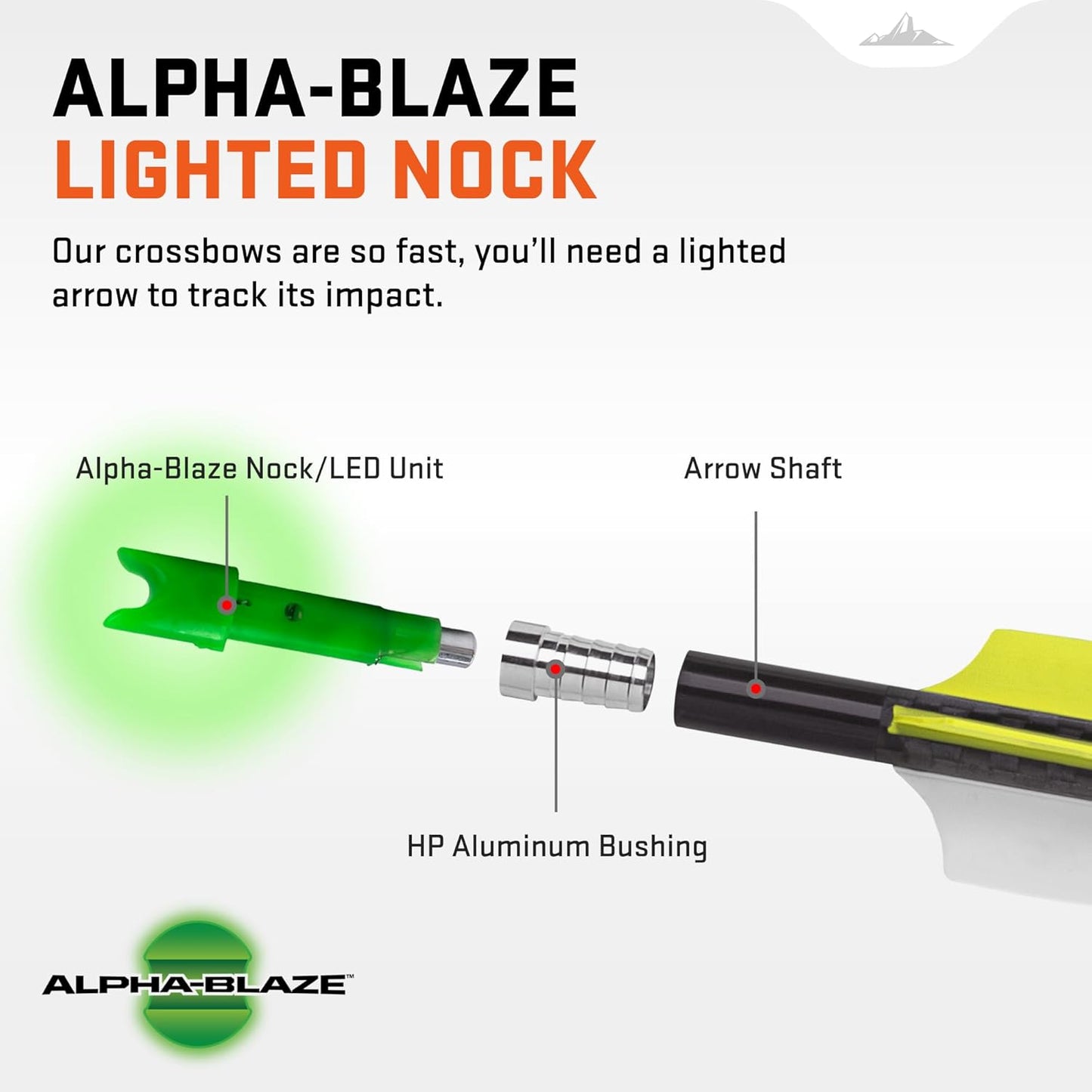 Wicked Ridge Ready-to-Hunt Accessory Package - Includes Three Alpha-Blaze Lighted Nocks (Green), Three EVO-X CenterPunch Broadheads, Sling, String Wax & Conditioner + Premium Lubricant