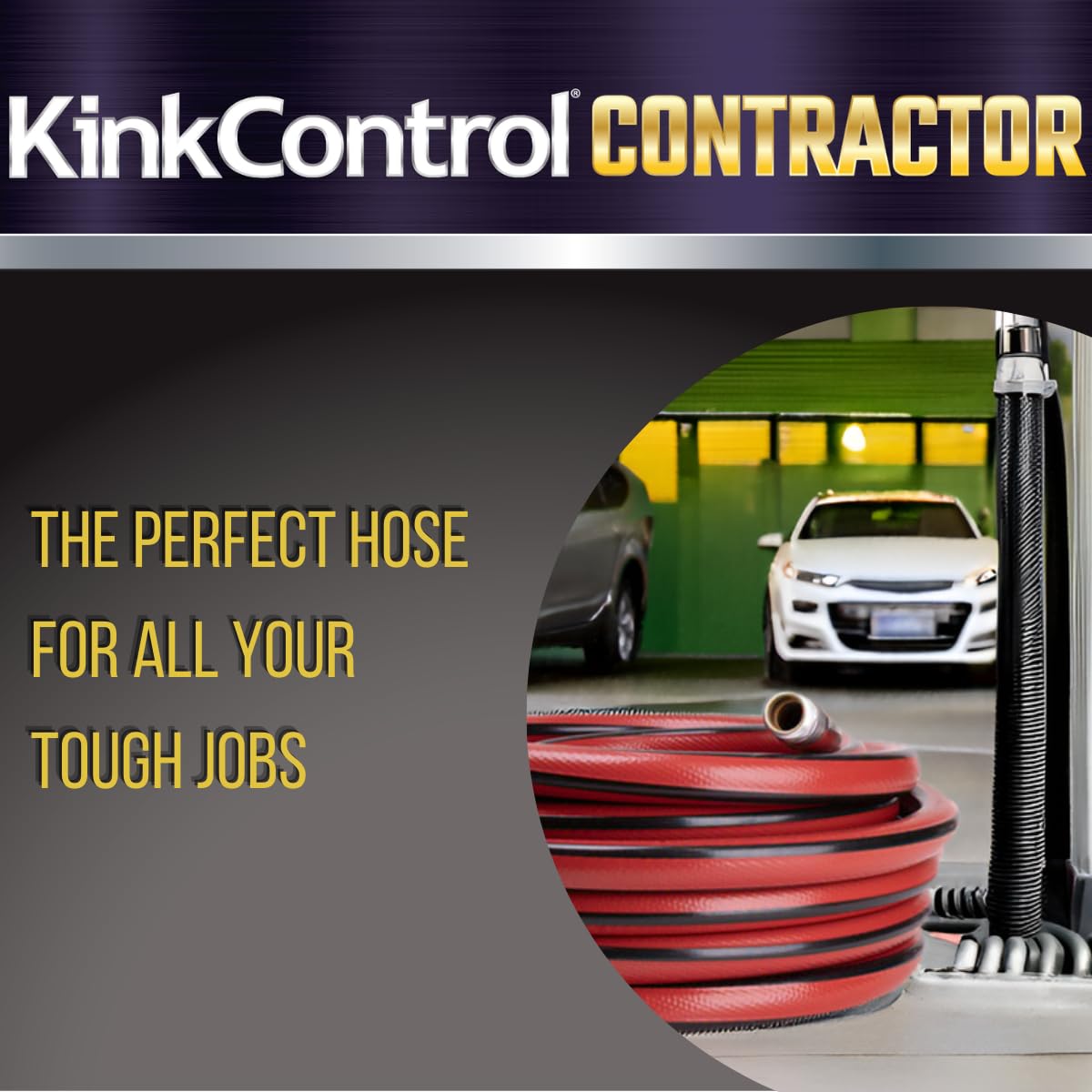 Kink Control Plus 8567-50 Garden Hose, 5/8 in. x 50 ft