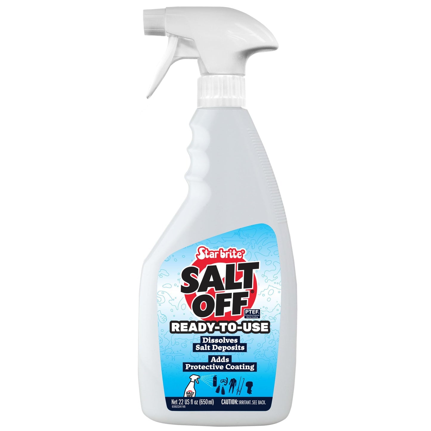 STAR BRITE Salt Off Concentrate - 1 Gallon - Ultimate Salt Remover Wash & Marine Engine Flush for Boats, Vehicles, Trailers, and More (093900N)