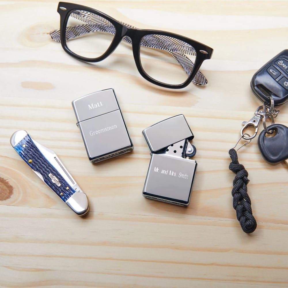 Zippo 200 Classic Brushed Chrome Pocket Lighter