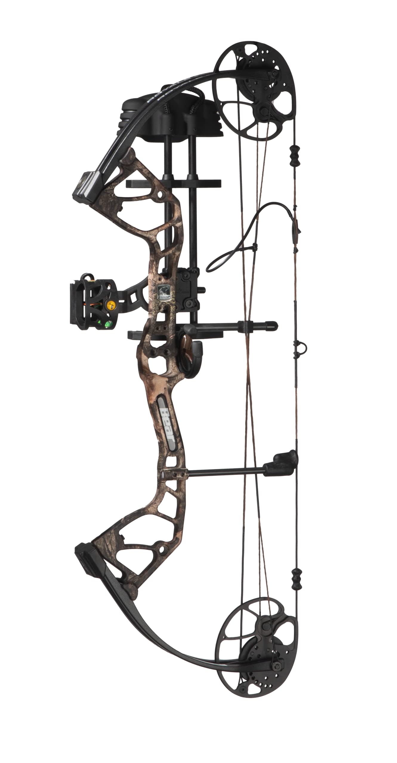 Bear Archery Royale Ready to Hunt Compound Bow Package for Adults and Youth, 12”- 27” Draw Length, 5-50 Lbs Draw Weight, Up to 290 FPS, Limbs Made in USA, Limited Life-Time Warranty
