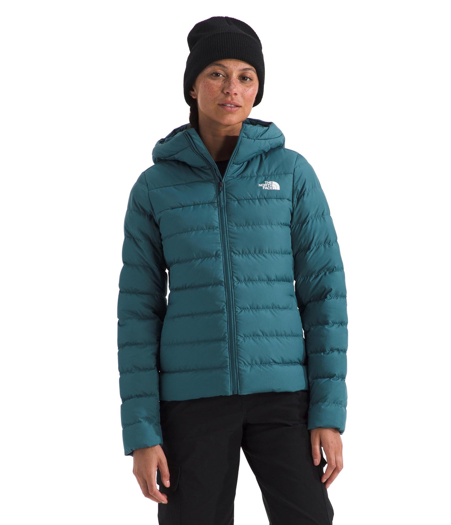 THE NORTH FACE Women's Aconcagua 3 Hooded Jacket | Insulated, Wind & Water Resistant, Attached 3 Piece Hood With Cinch Cord