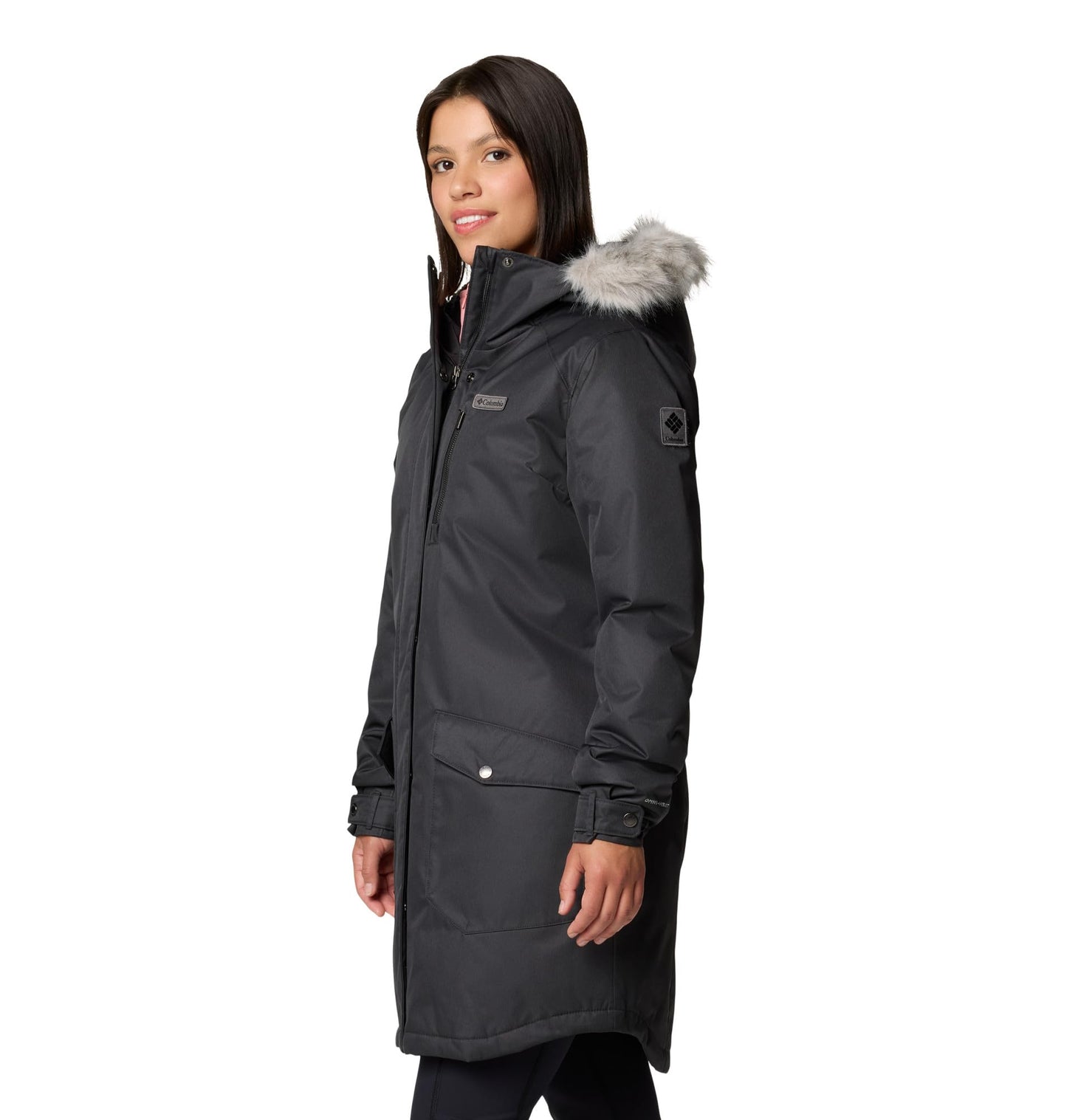 Columbia Women's Suttle Mountain Long Insulated Jacket, 2024 Black, Large