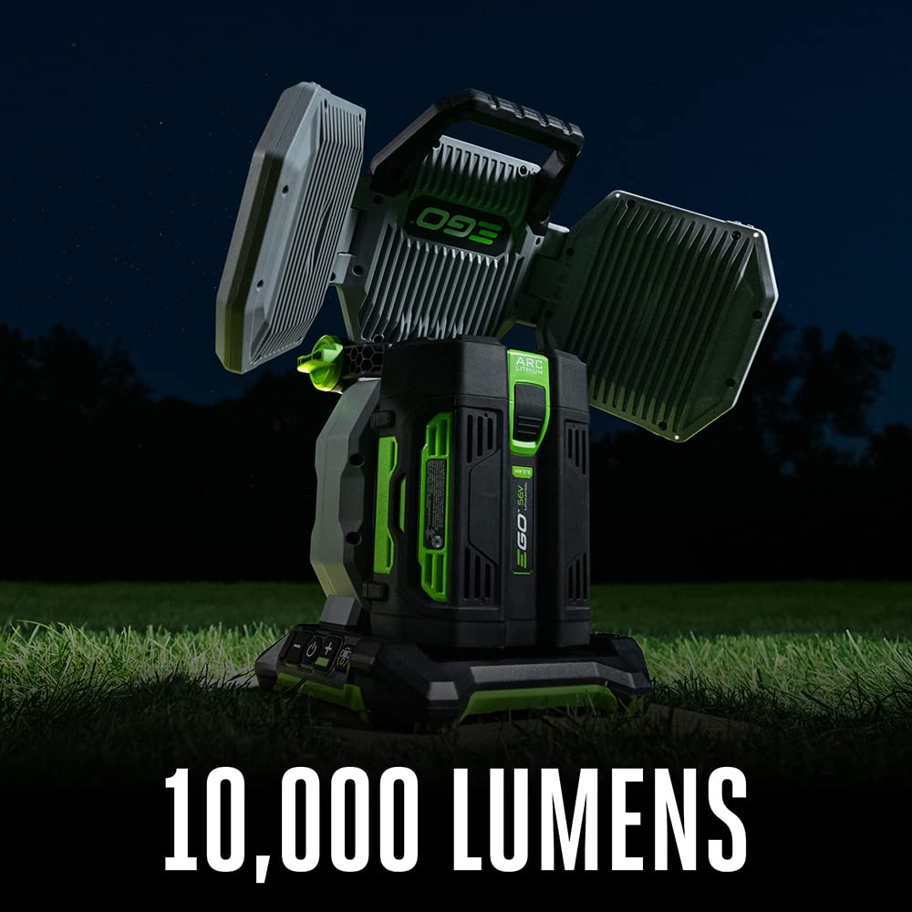 EGO Power+ LT1000 Portable Area Light, 5 Brightness Settings, Up to 10,000 Lumens, Battery and Charger not Included