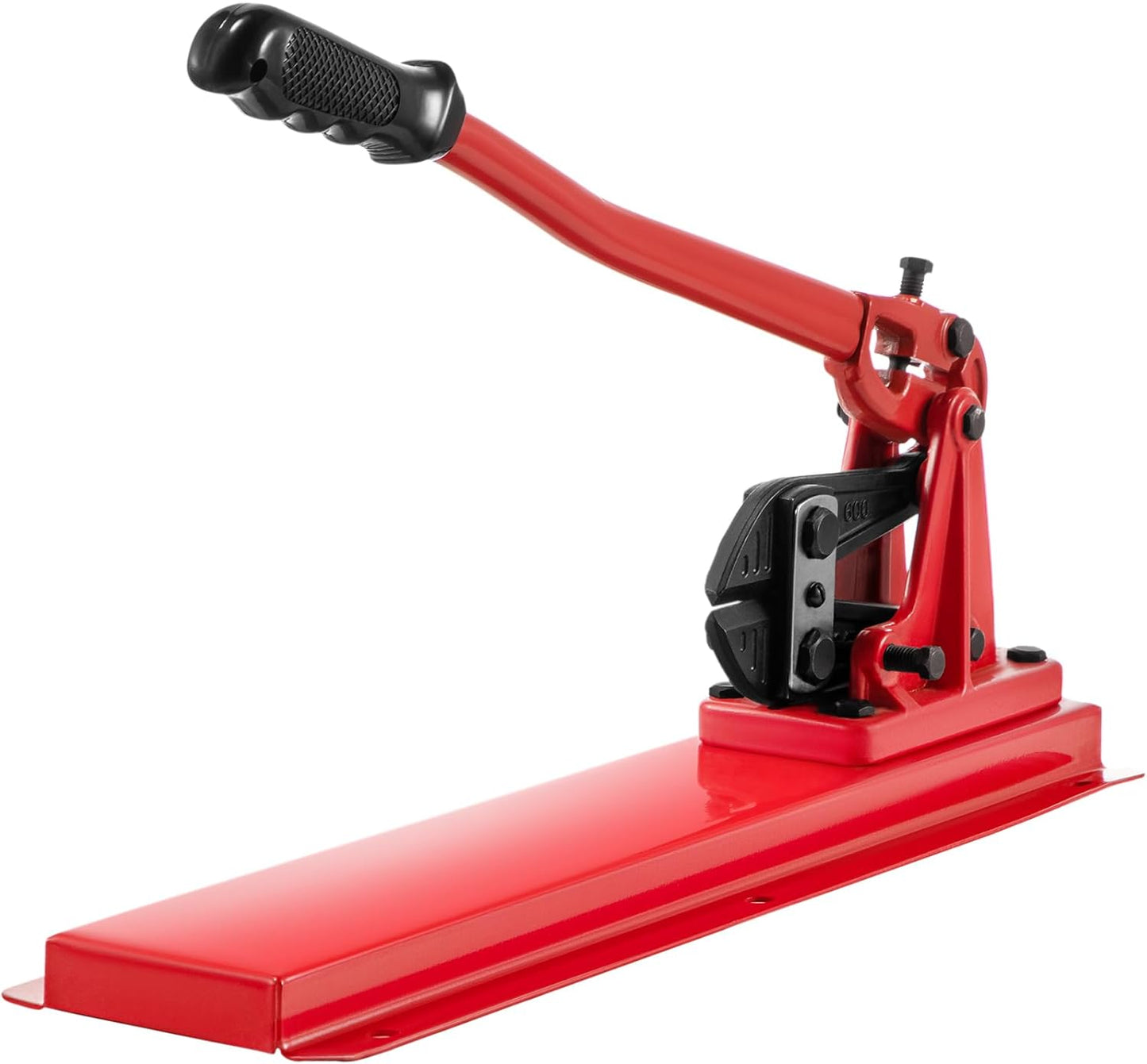 VEVOR Bench Swager Tool 24" Wire Rope Swaging Tool w/Crimper Cable Bolt Cutter Head Bench Crimper 1/16"-3/16" Aluminum/Copper Sleeves Bench Cable Alloy Steel Crimper Swager for1/2" Wire Rope Ferrules