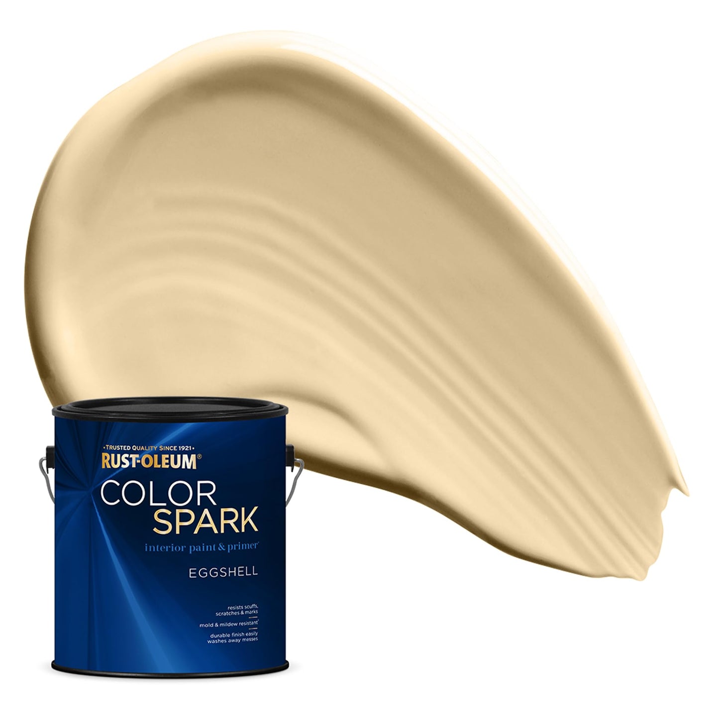 Rust-Oleum Color Spark Interior Paint and Primer in One, Eggshell, Bit of Barley, 1 Gallon
