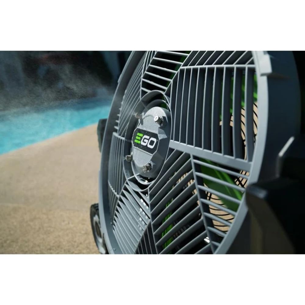 EGO POWER+ Portable Misting Fan, Outdoor Electric 18" 5 Speed Fan, Battery and Charger Not Included - FN1800