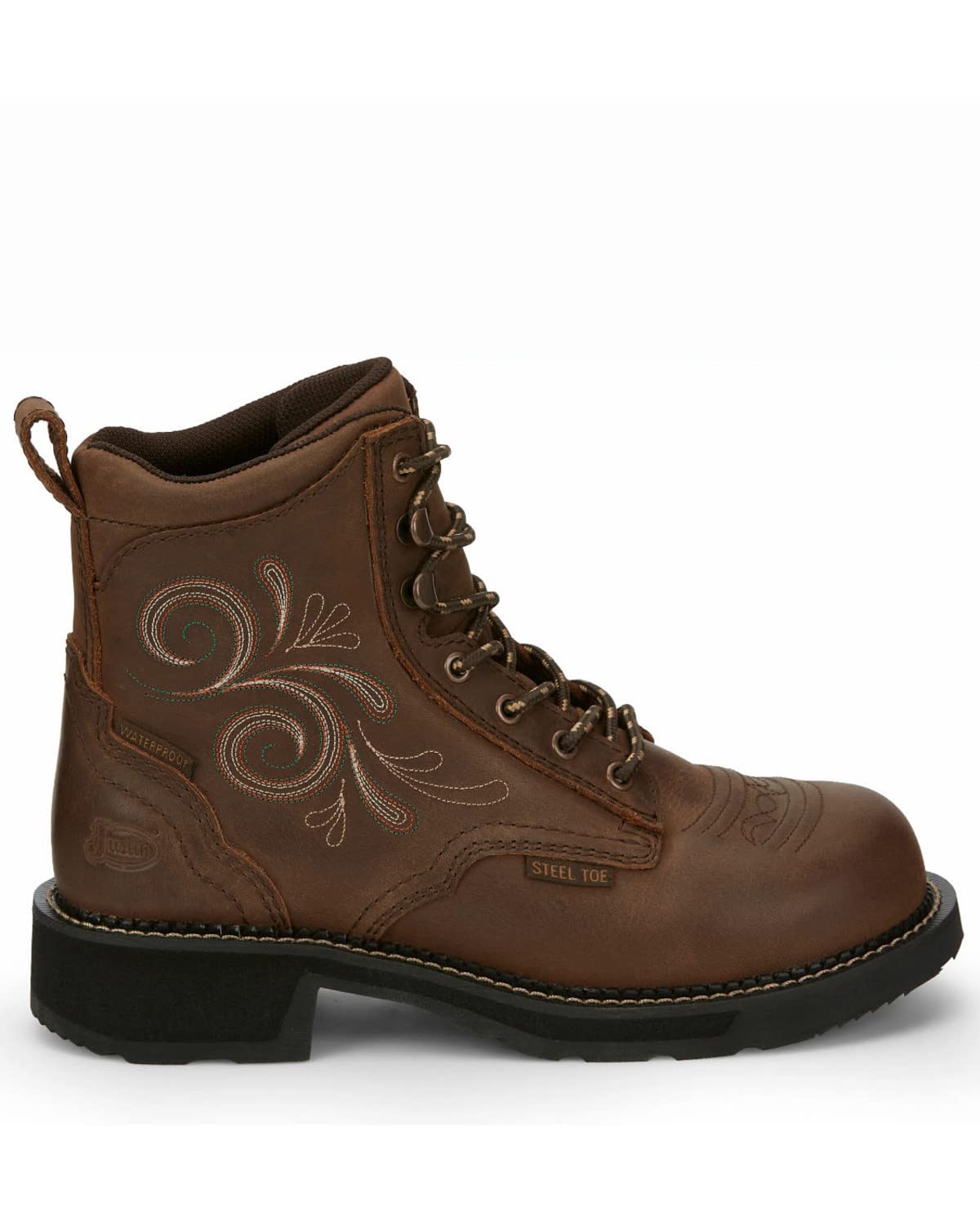 Justin Ladies Gypsy Steel Toe Wtrprf Work Boots