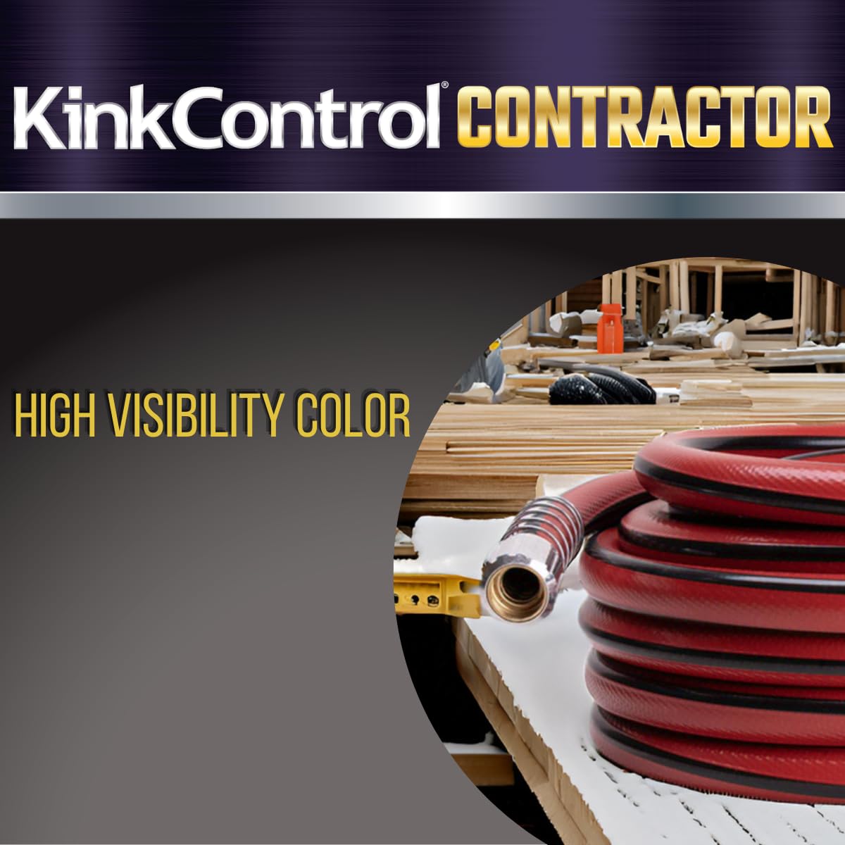 Kink Control Plus 8567-50 Garden Hose, 5/8 in. x 50 ft