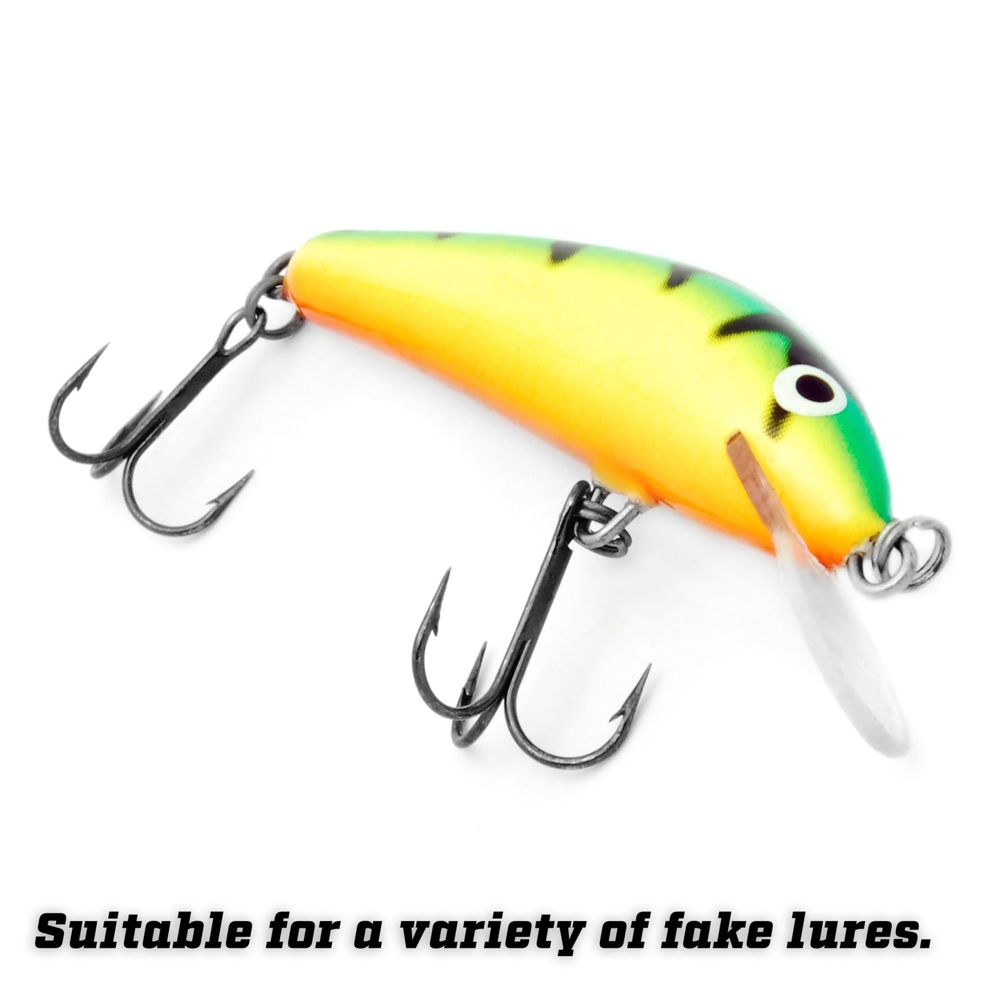 Fishing Treble Hooks High Carbon Steel Fishing Hooks Classic Round Bend Sharp Solid Triple Barbed Fish Hook Fishing Tackle