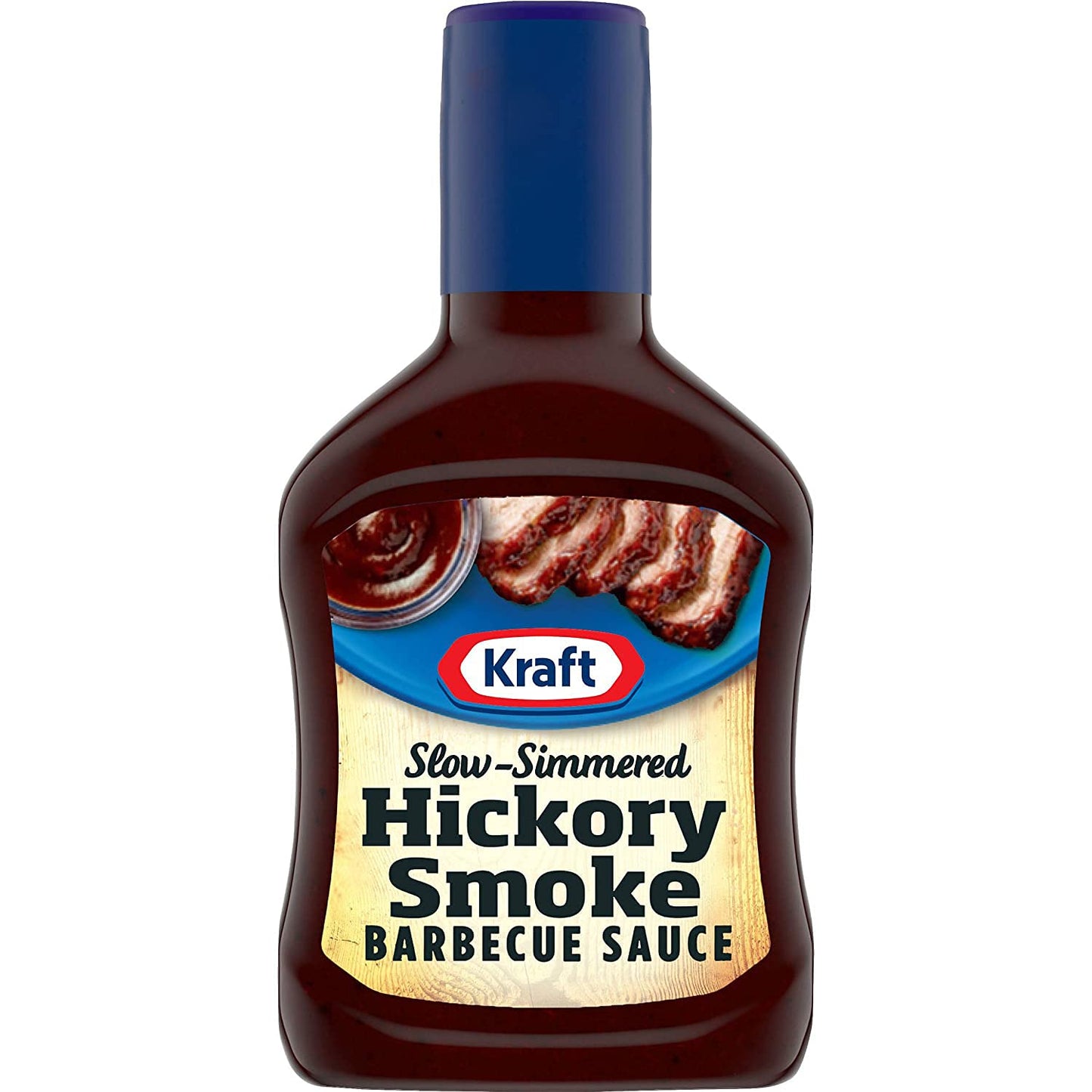 Kraft Hickory Smoke Slow-Simmered Barbecue Sauce, 17.5 oz Bottle