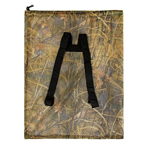 GUGULUZA Mesh Decoy Bags, Green/Camo Duck Decoy Bag for Goose/Turkey/Waterfowl/Pigeon, Light Weight Carrying Storage Backpack for Hunting