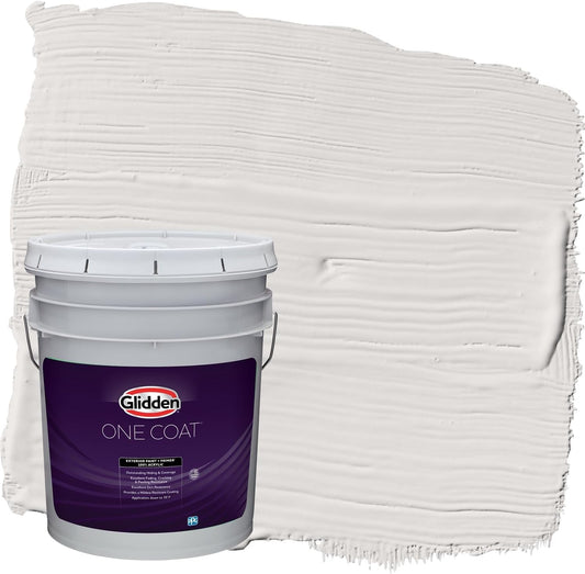Glidden Exterior Paint + Primer: Black/Black Magic, One Coat, Satin, 1-Gallon