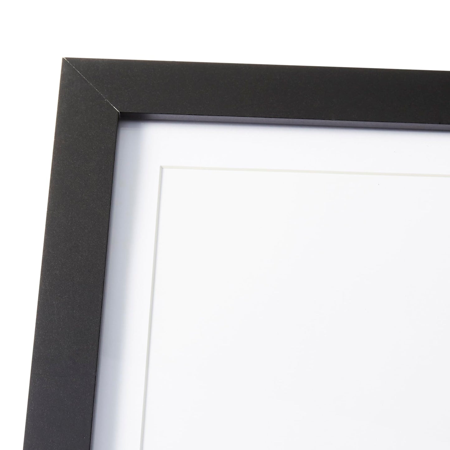 Amazon Basics Wood Front Loading Art Rectangular Frame, 10" x 12.5", Black