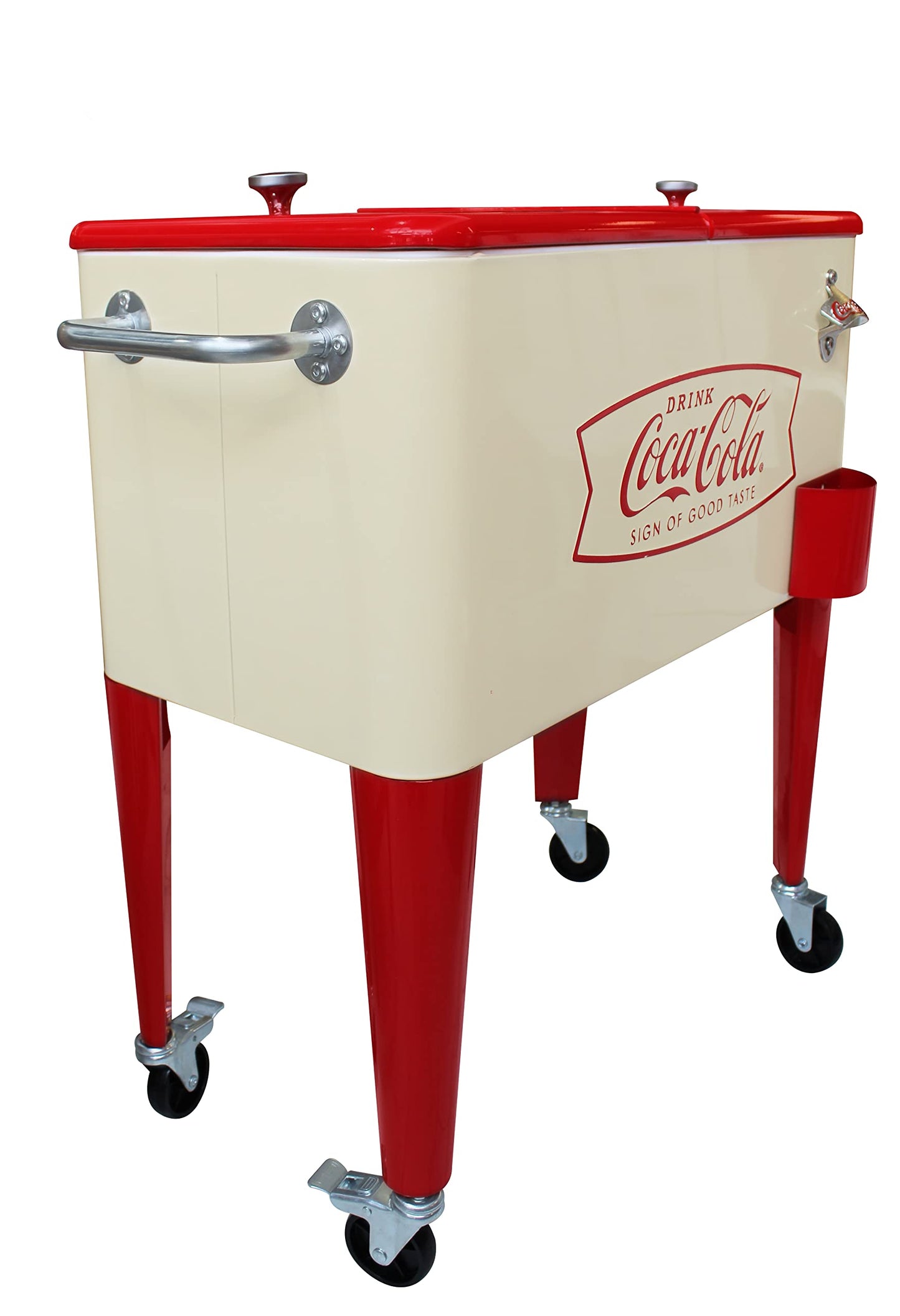LEIGH COUNTRY CP 98116 Coke Cooler 60QT- CREAMFISH