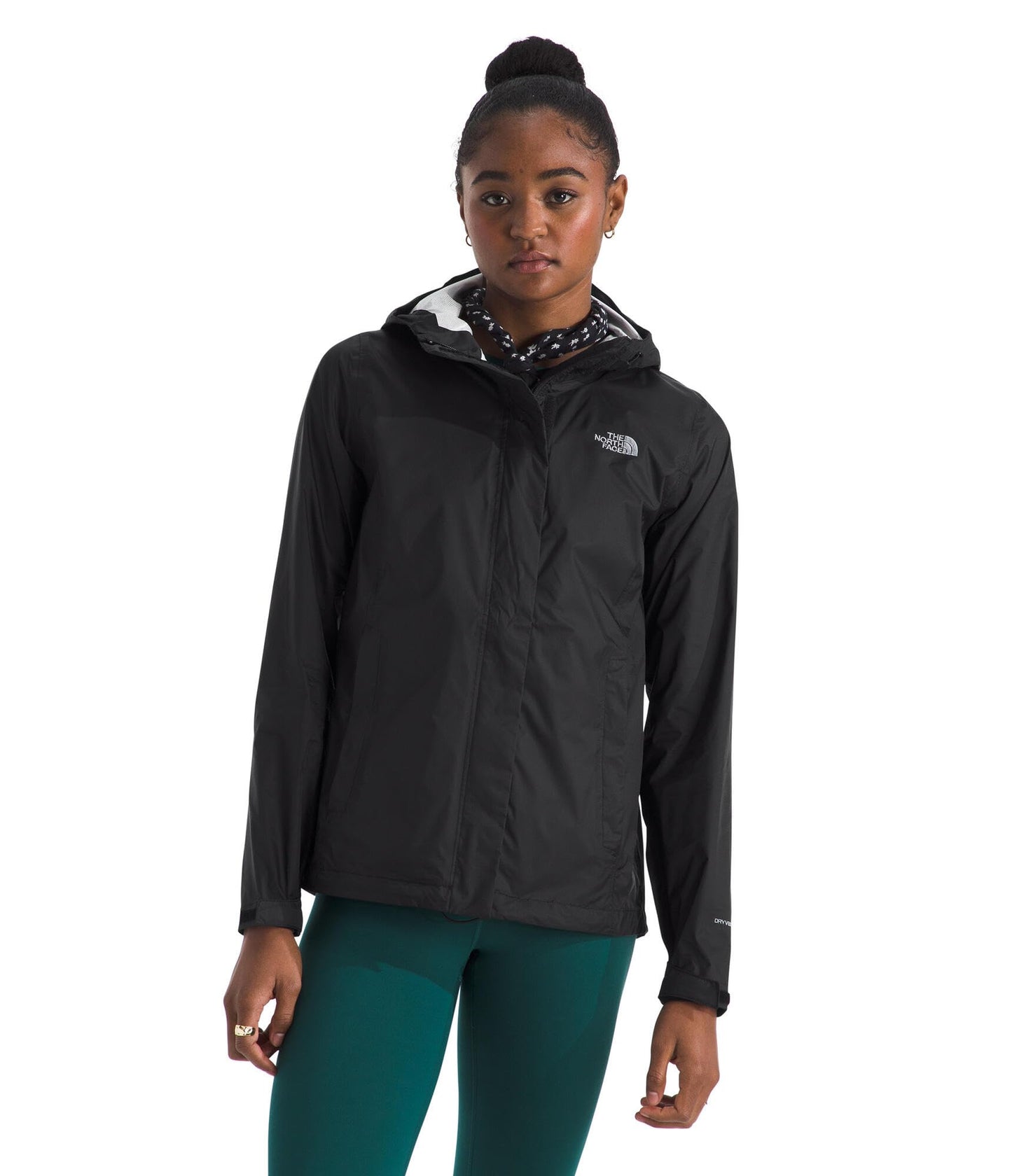 THE NORTH FACE Women's Venture 2 Waterproof Hooded Rain Jacket | Raincoat With Breathable Dryvent 2.5l Fabric, Pit-zips