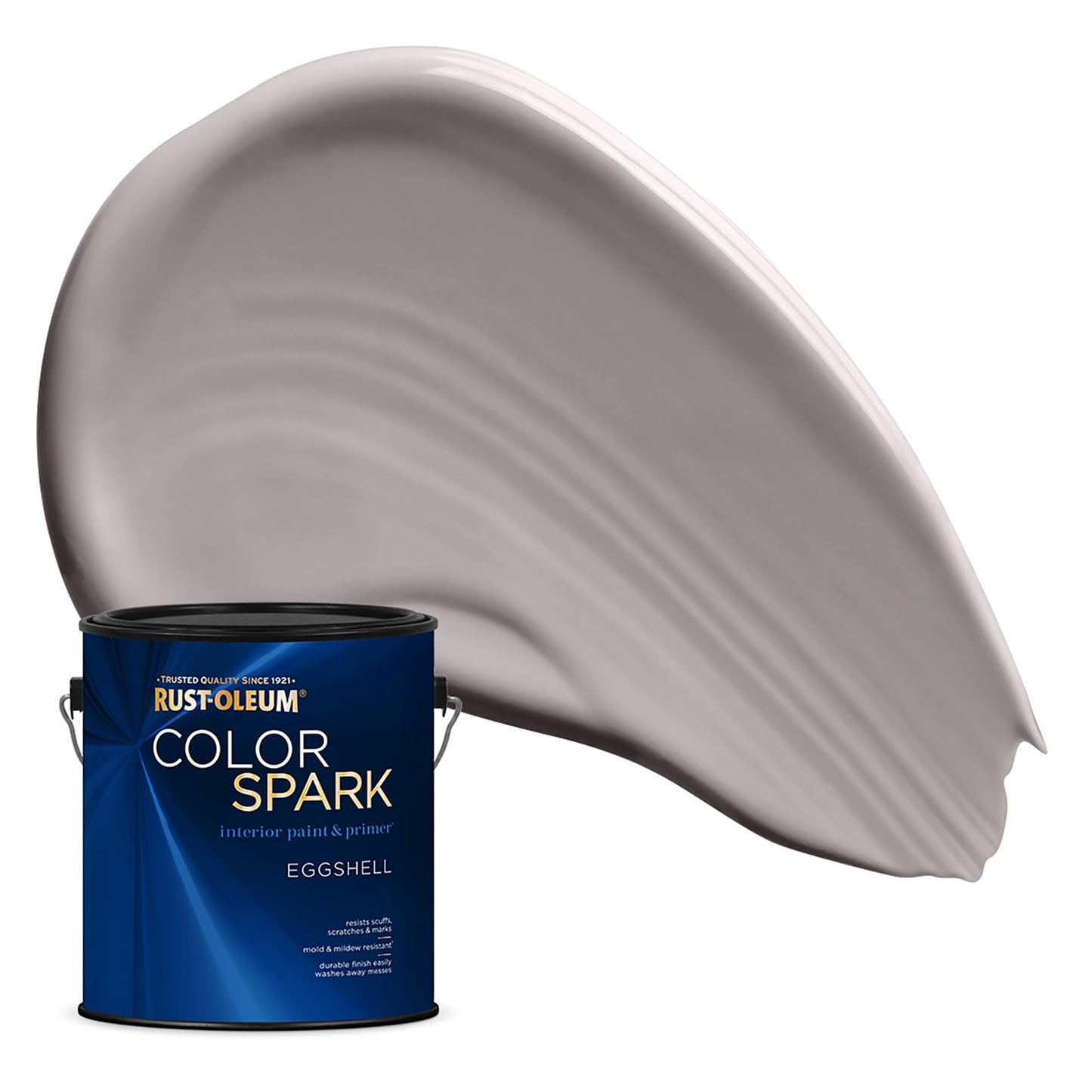 Rust-Oleum Color Spark Interior Paint and Primer in One, Eggshell, Black, 1 Gallon