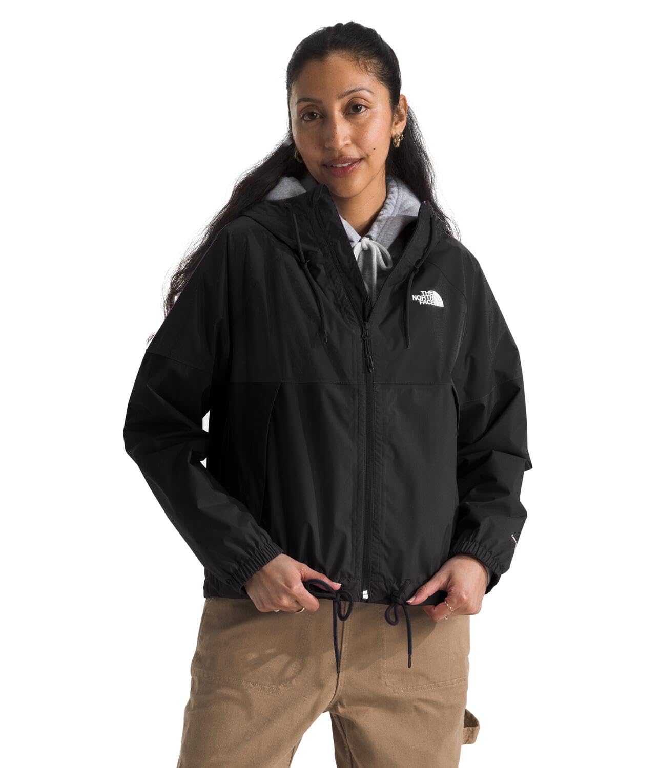 THE NORTH FACE Women's Antora Rain Hoodie (Standard & Plus Size) | Wind & Waterproof With Adjustable Hood & Drawcord Hem