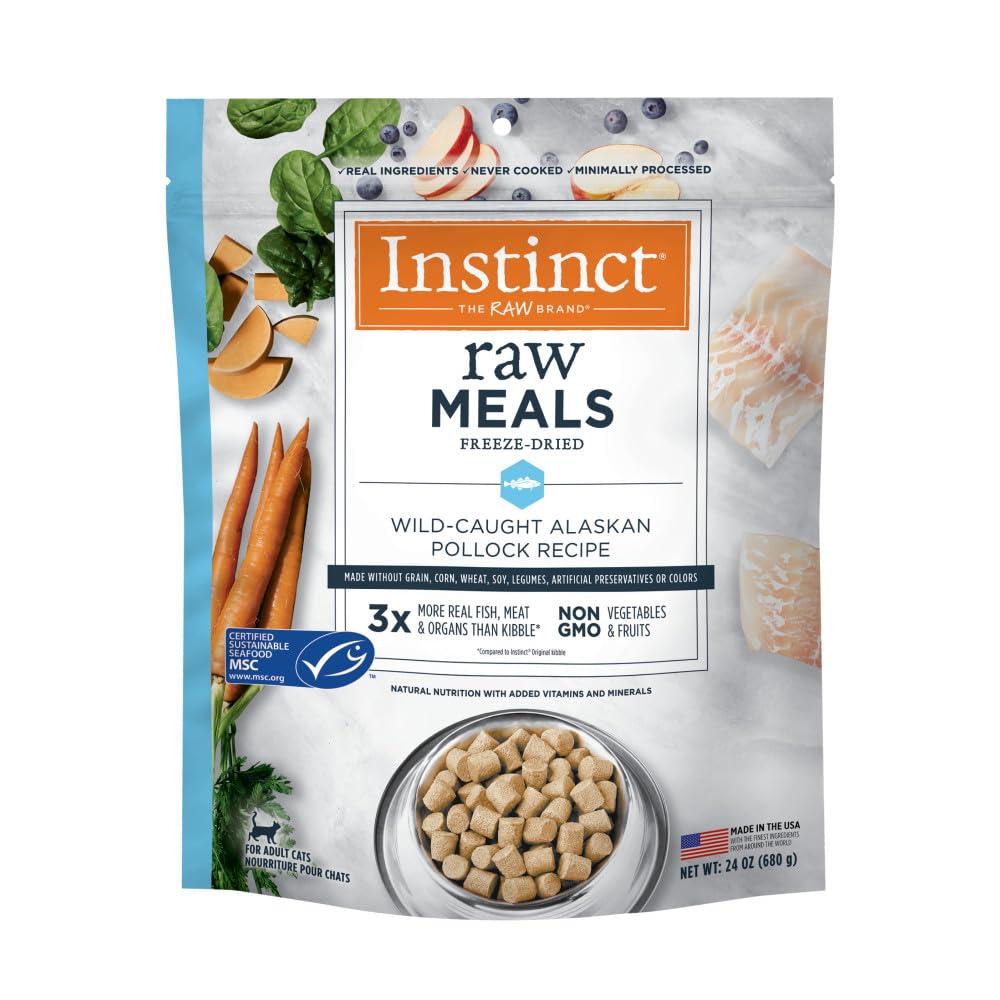 Instinct Raw Meals Freeze-Dried Chicken Cat Food, 25 oz. Bag